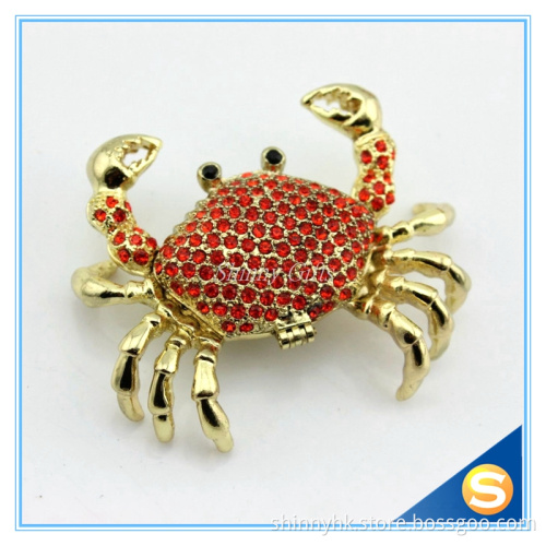Crab Shape Diamond Gift Box